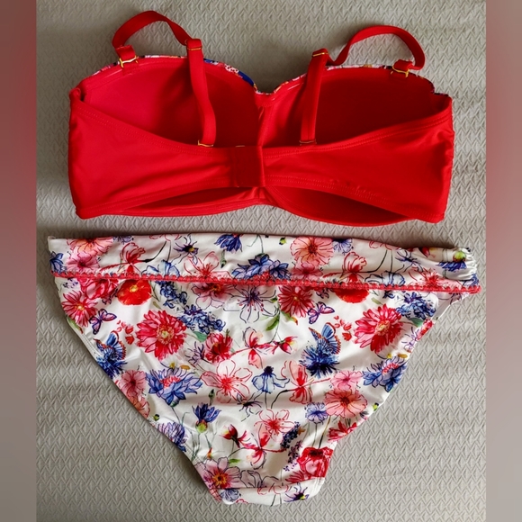 la Vie en Rose Aqua two piece bikini, x-large - Picture 2 of 3